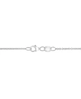 Effy Diamond Cross 18" Pendant Necklace (1/10 ct. t.w.) in Sterling Silver