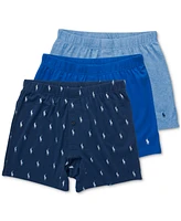 Polo Ralph Lauren Men's 3-Pack Classic Stretch Knit Boxers