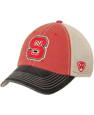 Men's Cream and Black Nc State Wolfpack Offroad Trucker Hat