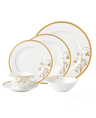 Dinnerware Bone China, Service for 4 by Lorren Home Trends, Set of 24