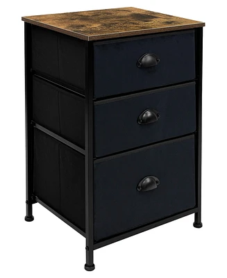 Sorbus Nightstand with 3 Drawers