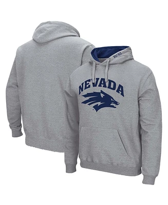 Men's Nevada Wolf Pack Arch and Logo Pullover Hoodie