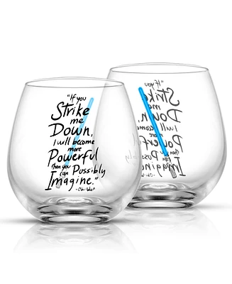 JoyJolt Star Wars New Hope Stemless Drinking Glasses