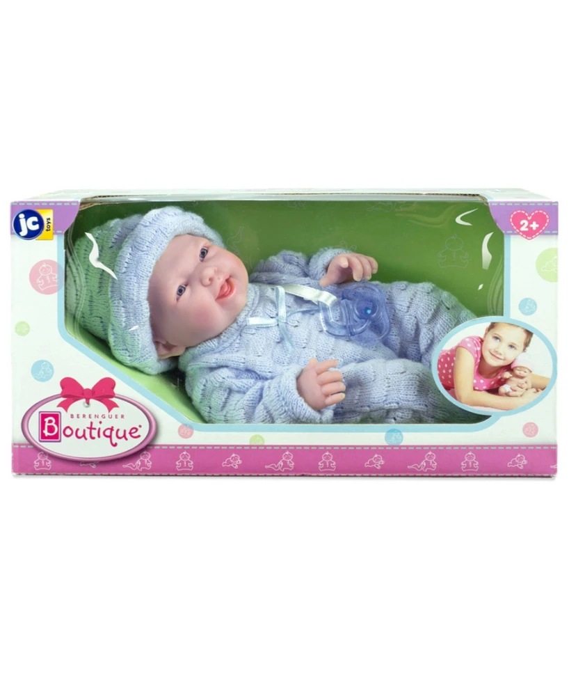 Mini La Newborn 9.5" Real Boy Baby Doll Blue Outfit - Boy