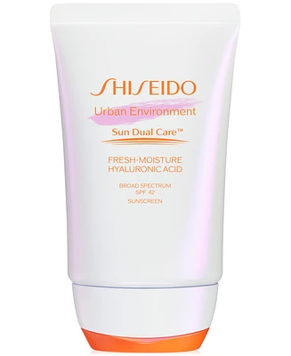 Shiseido Urban Environment Fresh-Moisture Sunscreen Spf 42, 1.8 oz.