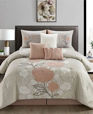 Stratford Park Cecilia 7-Piece Comforter Set, California King