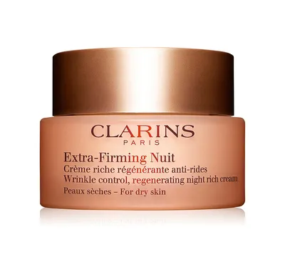 Clarins Extra-Firming & Smoothing Night Moisturizer, Dry Skin, 1.6 oz.