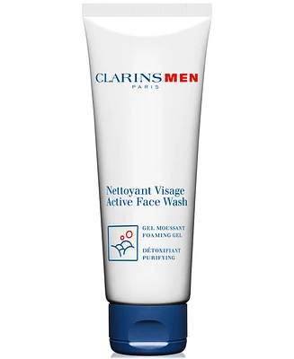Clarinsmen Active Face Wash Foaming Gel Cleanser, 4.4 oz.