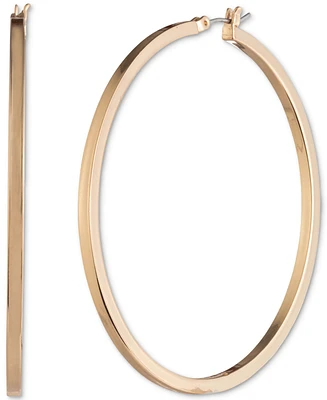 Karl Lagerfeld Paris Large Hoop Earrings, 2.4"