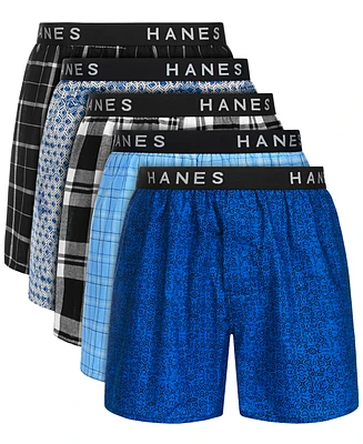 Hanes Men's Ultimate 5-Pk. Moisture-Wicking Boxers