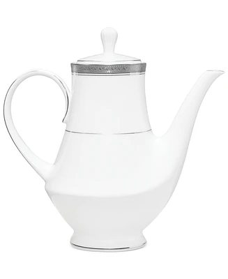 Noritake Dinnerware, Crestwood Platinum Coffee Pot