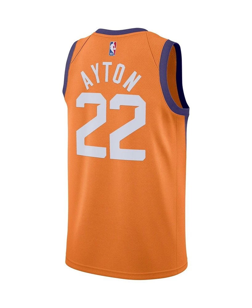 Men's Jordan Deandre Ayton Orange Phoenix Suns 2020/21 Swingman Jersey - Statement Edition