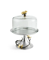 Butterfly Ginkgo Pastry Dish with Dome