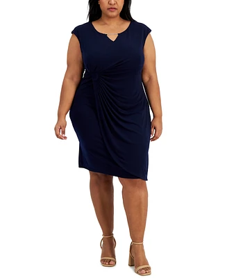 Connected Plus Side-Tab Dress