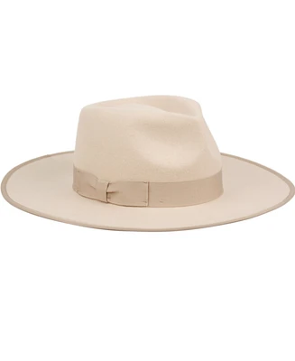 Angela & William Women's Wide Brim Felt Rancher Fedora Hat