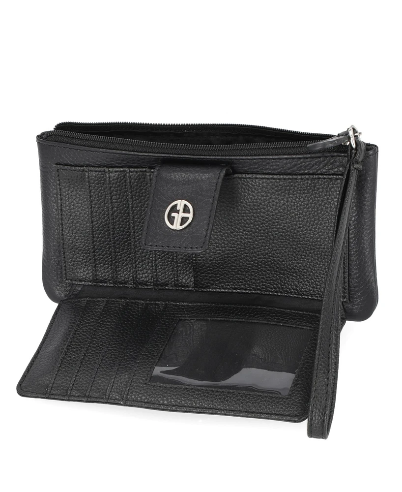 Giani Bernini Softy Grab & Go Leather Wristlet, Exclusively at Macy's