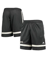 Men's adidas Charcoal Kansas Jayhawks Reverse Retro Basketball Shorts