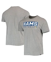 Men's '47 Brand Gray Los Angeles Rams Major Super Rival T-shirt