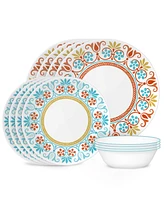 Corelle Global Collection Terracotta Dreams 12 Pc. Dinnerware Set, Service for 4