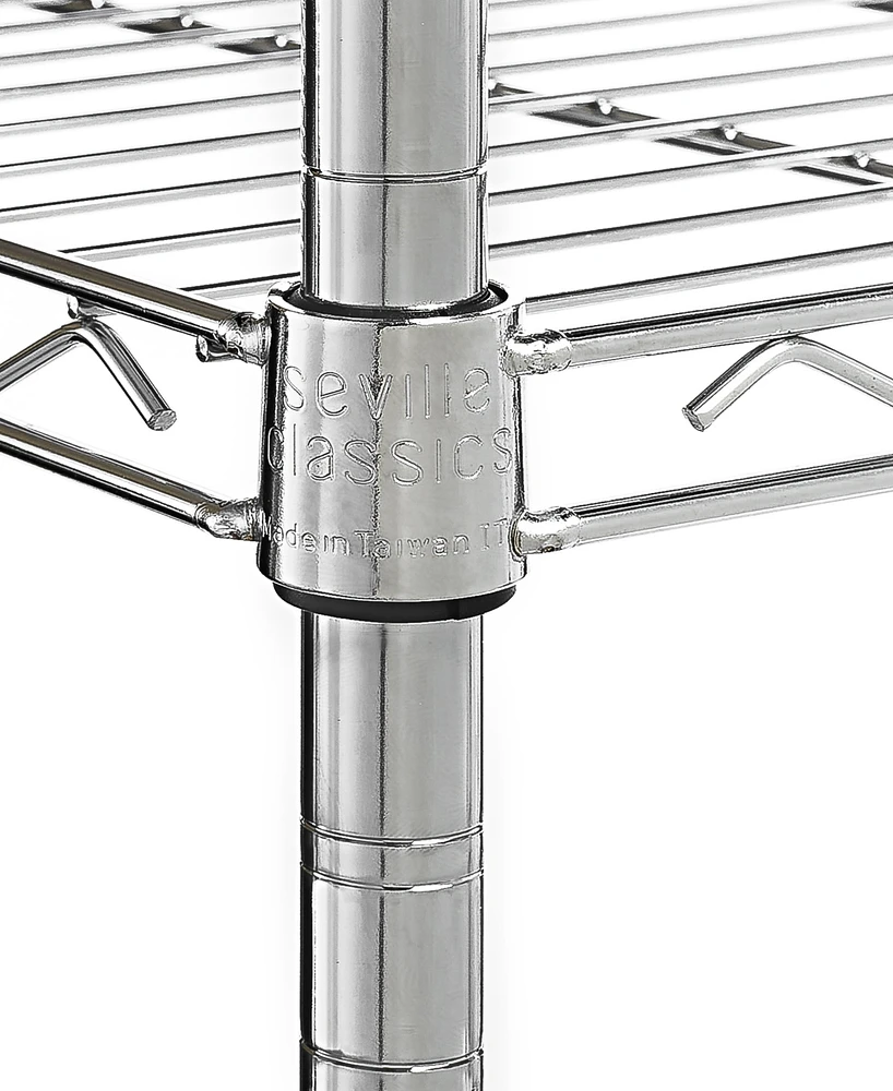 Seville Classics 4-Tier Steel Wire Shelf