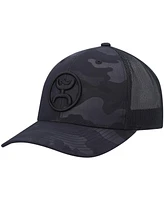 Men's Hooey Black O-Classic Trucker Snapback Hat