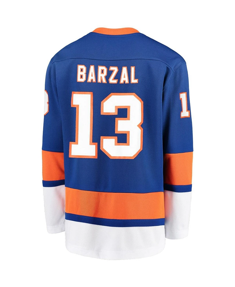 Big Boys Mathew Barzal Royal New York Islanders Home Player Replica Jersey