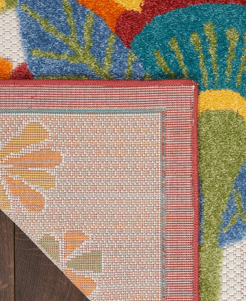 Nourison Home Aloha ALH25 2'3" x 8' Runner Rug