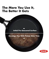 Oxo Obsidian Carbon Steel Roaster Pan & Rack