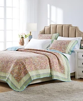 Greenland Home Fashions Palisades Pastel 3-Pc. Quilt Set