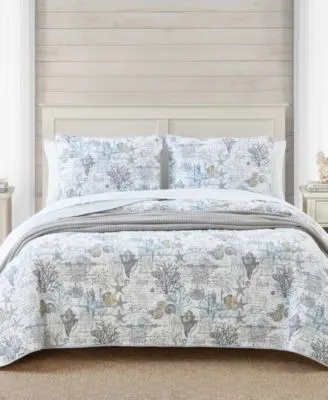 Tommy Bahama Home Beach Bliss Reversible Quilt Set