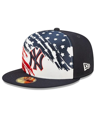 Men's New Era Navy New York Yankees 2022 4th of July On-Field 59FIFTY Fitted Hat