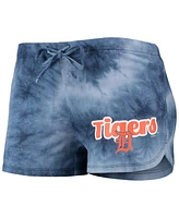 Women's Concepts Sport Navy Detroit Tigers Billboard Racerback Tank Top and Shorts Set