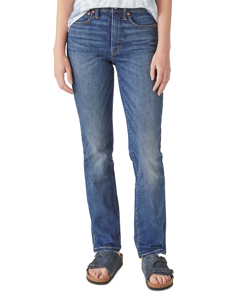 Lucky Brand Women's Zoe High-Rise Straight-Leg Jeans