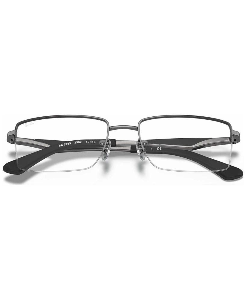 Ray-Ban RX6285 Unisex Rectangle Eyeglasses