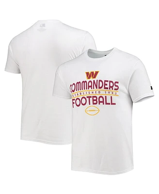 Men's Starter White Washington Commanders Prime Time T-shirt