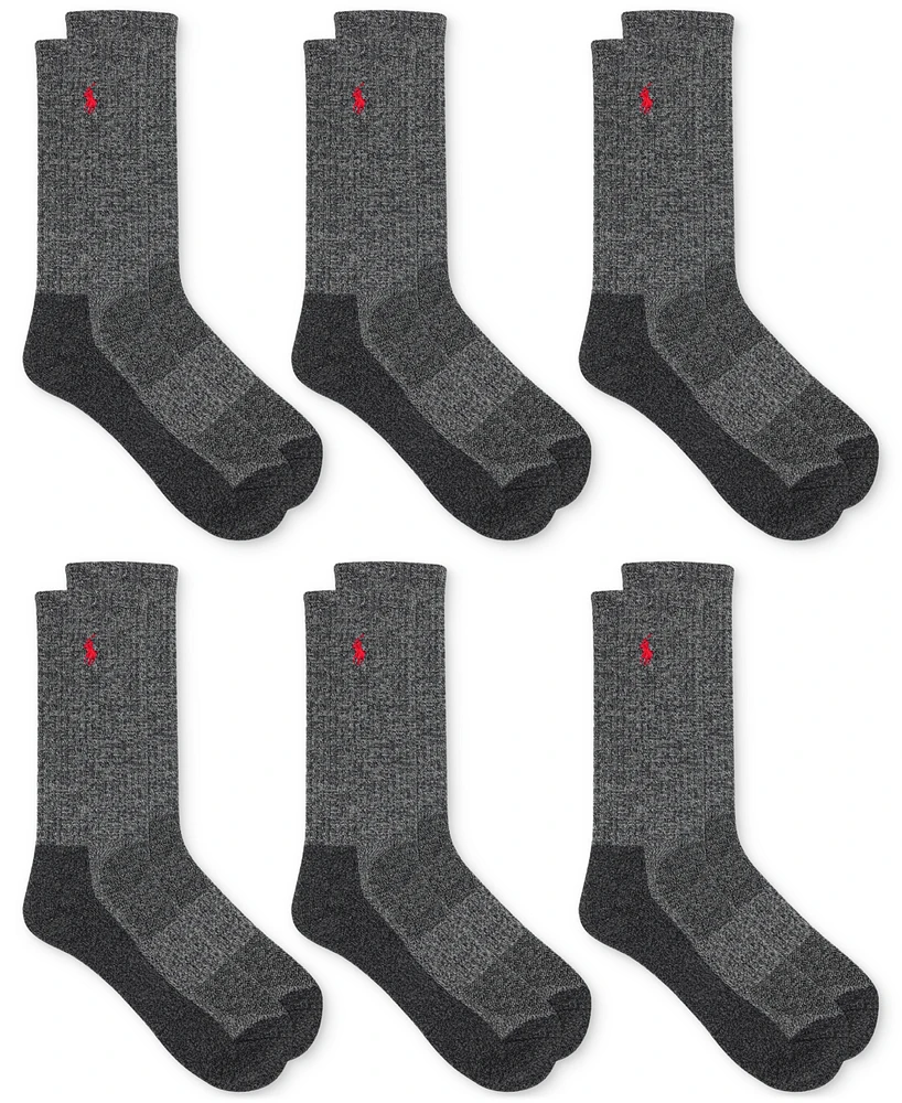 Polo Ralph Lauren Men's 6-Pk. Performance Red Pony Crew Socks