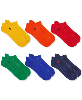 Polo Ralph Lauren Men's 6-Pk. Performance Colorful Low Cut Socks