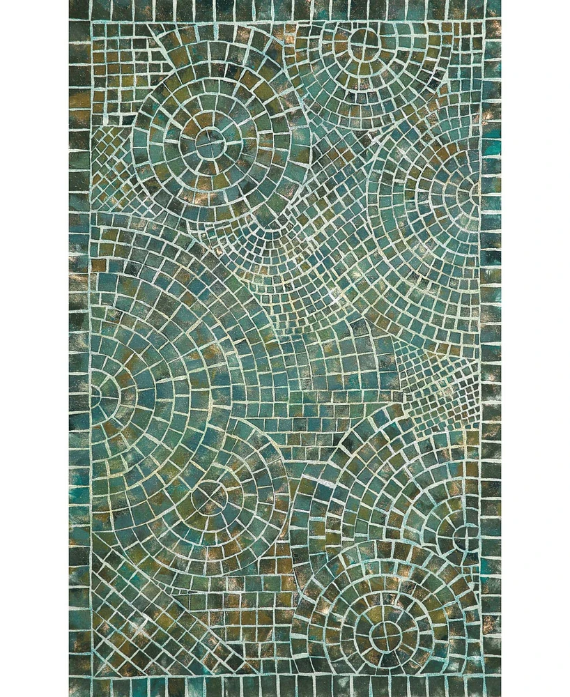 Liora Manne' Visions V Arch Tile 5' x 8' Outdoor Area Rug