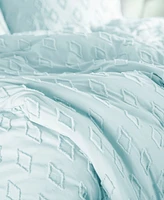 Southshore Fine Linens Gemma 2 Piece Textured Duvet Cover Set, Twin/Twin Xl