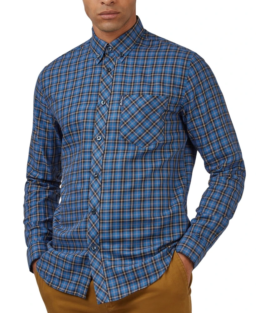 Ben Sherman Men's House Tartan Regular-Fit Shirt