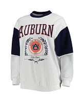 Women's Gameday Couture Navy Auburn Tigers It's A Vibe Dolman Pullover Sweatshirt