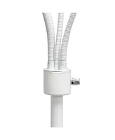 Simple Designs 5 Light Adjustable Gooseneck Floor Lamp with Shades