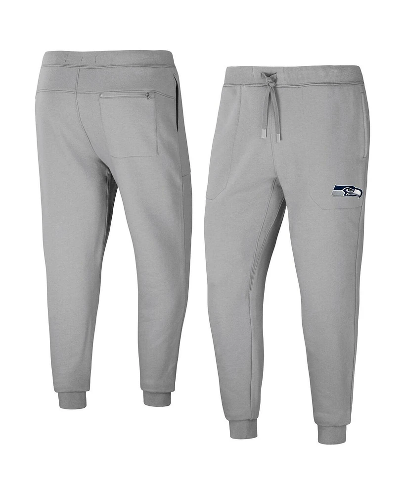 Men's Nfl x Darius Rucker Collection by Fanatics Gray Seattle Seahawks Fleece Jogger Pants