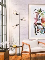 Brightech Robin 64" Led Tree Floor Lamp with Metal Cage Shades