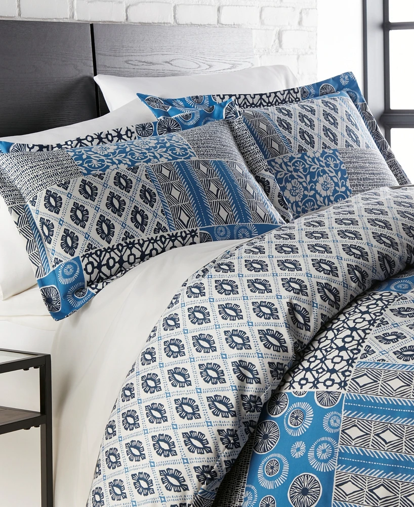 Southshore Fine Linens Global Patchwork Down Alternative 3-Pc. Comforter Set