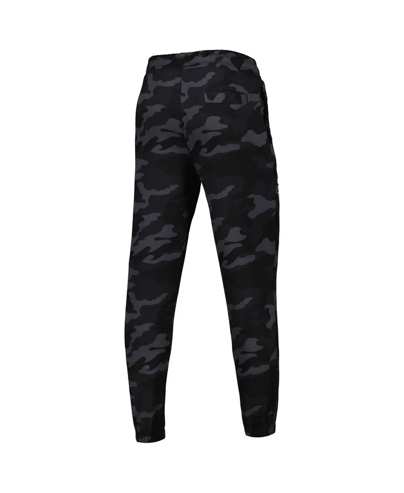 Men's New Era Black, Camo Atlanta Hawks Tonal Joggers