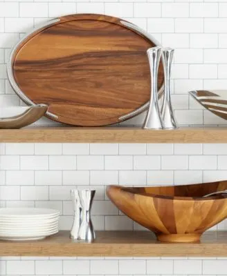 Nambe Wood Metal Serveware Collection