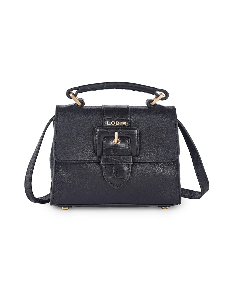 Lodis Women's Addison Croc Top Handle Bag