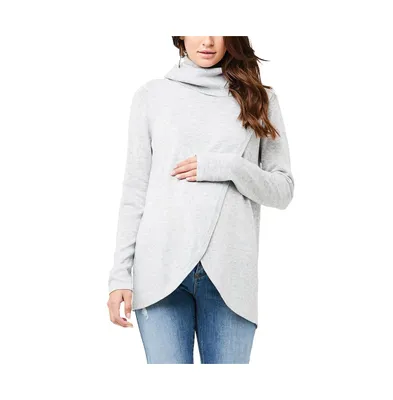 Ripe Maternity Cowl Neck Nursing Knit