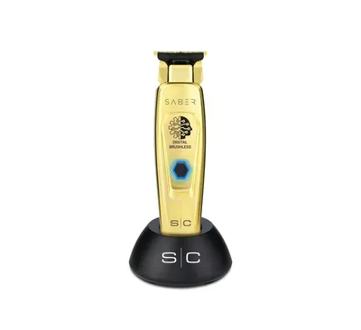 StyleCraft Professional Saber Professional Full Metal Body Digital Brushless Motor Cordless Hair Trimmer
